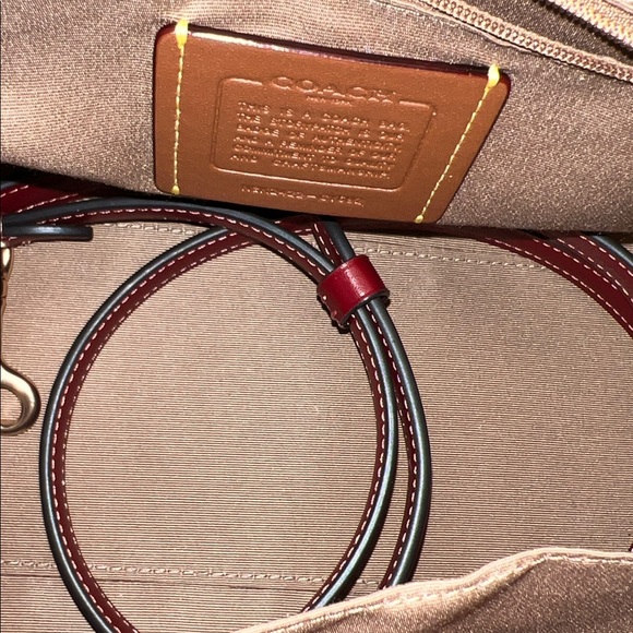 Coach Cherry Print Brown and Pink Satchel Set - Picture 5 of 5